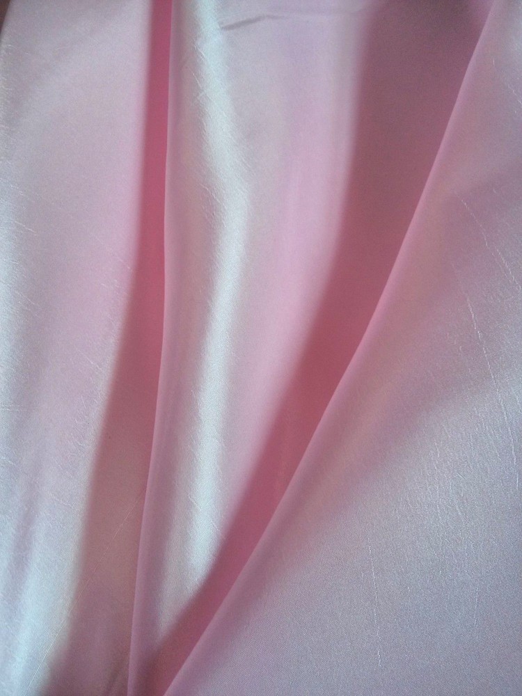 Pink Taffeta 100% Polyester 59/60″ wide by the yard or roll. Free swatches.