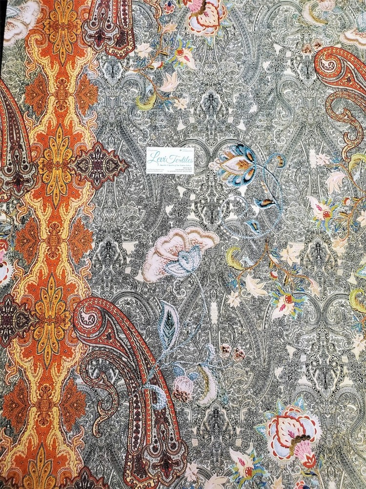90/10 Stretch Chiffon Spandex Digital Print – 4 Way Stretch – “Sahara Desert”