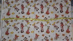 ONE YARD Mickey and Friends Christmas Stripe fabric 100% cotton
