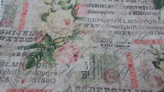 Cotton Quilt Fabric ELECTRIC ELEMENTS Tim Holtz WALLFLOWER Paris Chic 1 yd 20 In