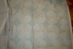 2.36 Yds Carole Fabric Positive Spin Rain Embroidery Circle Upholstery 54″ x 85″