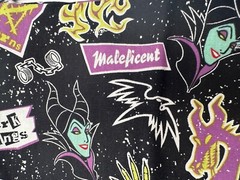 Lot 5 FAT QUARTERS Disney Villains Fabric Maleficent Cruella Ursella Evil Queen