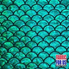 Fish Scale / Mermaid Holographic & Reflective 4-Way Stretch Fabric 58/60″ Wide