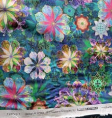 Gorg Digital Floral Cotton Sateen Lawn -Soft & Light! Venice by Kaufman Fabrics