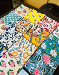 20pcs Sewing Cotton Fabric Bundle Squares Quilting Patchwork Floral Scraps Lot