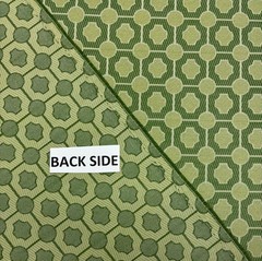 BALLARD DESIGNS LETHA GREEN InsideOut GEOMETRIC PERFORMANCE FABRIC BY YARD 57″W