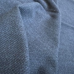 VBC Supersonic Fabric – Navy Blue Wool Jersey Knit Stretch – 2.2m Jacket Italy