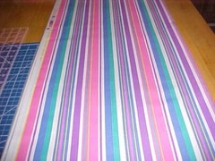 Fabric Cotton Vintage Marcus Brothers Textiles, Inc Multicolor Stripes 60″ X 66″
