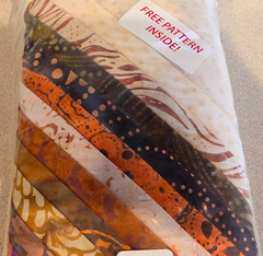 Timeless Treasures Tonga Treats Fat Quarters, Treat Quarter Spice Quilt Pattern