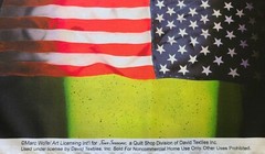Digitally Printed Praying Solider USA Fabric Panel 44″L X 34.5″W By Four Seasons