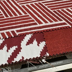 Fabric Sample Book Barrow Reds Yellows Geometric Trends 8×8 6×8 4×8 18 Pg Each