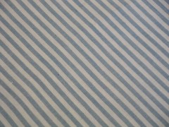 Dunroven House Blue White Striped Woven Cotton Chambray Homespun Fabric