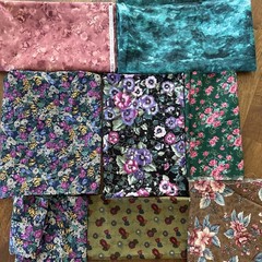 Vintage Quilting Cotton Fabric Lot 1.5 lbs Robert Kaufman Faye Burgos Marcus SSI