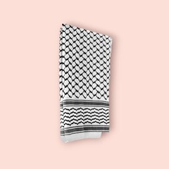 Original Palestinian Nabulsi Keffiyeh Scarf – Made in Palestine