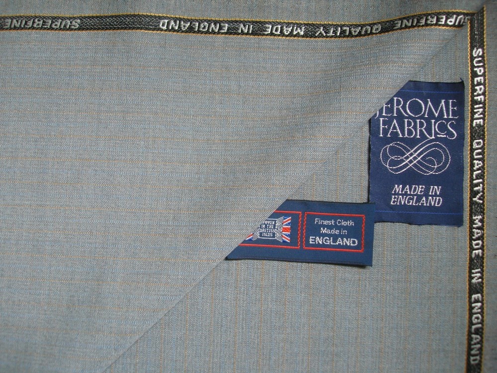 90% SUPERFINE WOOL + 10% POLYAMIDE SUITING FABRIC MADE IN ENGLAND = 2.4 m
