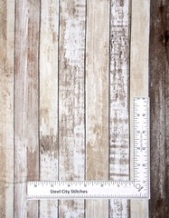 Weathered Wood Slat Patterned Fabric Cotton Timeless Treasures C7178 By Yard