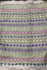 Multicolor embroidery Sequins Lace Fabric 44” Width Sold By The Yard