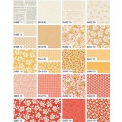 Summer’s End Mini 2.5″ Charm Pack by Fig Tree & Co. for Moda Fabrics