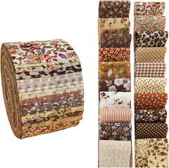 Jelly Roll Fabric 40 Strip Assorted Bundle Precut Cotton Quilting Strips 2.5″ X