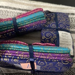 Joann Fabrics 100% Cotton Metallic Two Bundles
