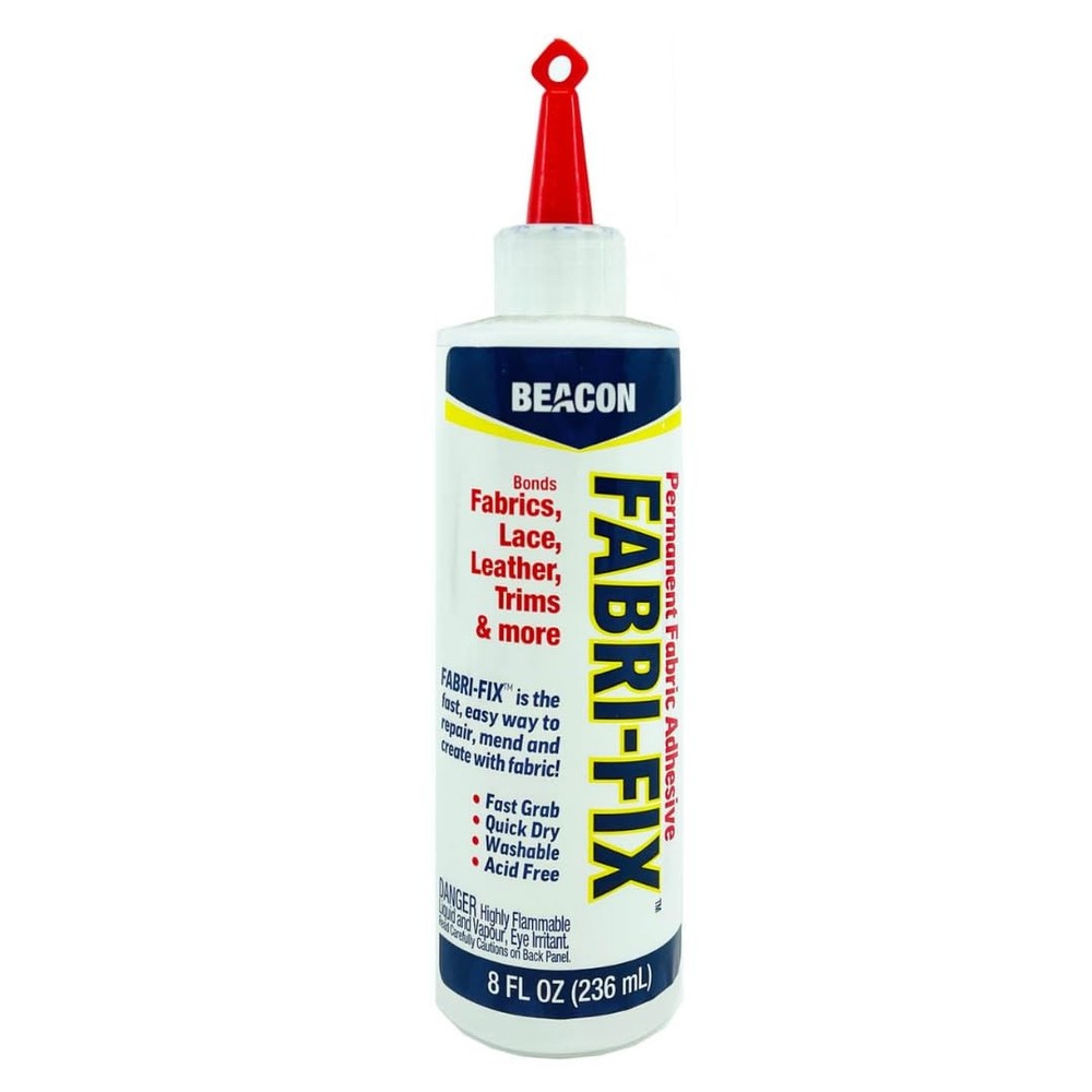 Bonding Solution for Fabric & Leather – Fast Grab & Quick Dry Adhesive – 8-Ounce