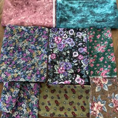 Vintage Quilting Cotton Fabric Lot 1.5 lbs Robert Kaufman Faye Burgos Marcus SSI