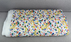Cranston Cotton Fabric Moon & Stars Print 44×132 Yardage Nursery Craft Nostalgic