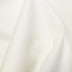 Plain Mercerised Cotton Fabric Material – White