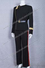 Starfleet Costume for Star Trek The Wrath of Khan Khan Cosplay Uniform