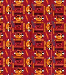 Warner Brothers Camelot Harry Potter Fabric 18” x 42” Vintage Rare New Red