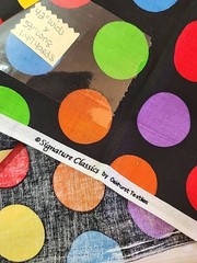 42″ X 1.4yds Oakhurst Multicolor Circles Cotton Sewing Craft Quilting Fabric