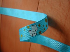 12yds Westie Puppy Dog Grosgrain Ribbon American Girl Hairbow Christmas Holiday