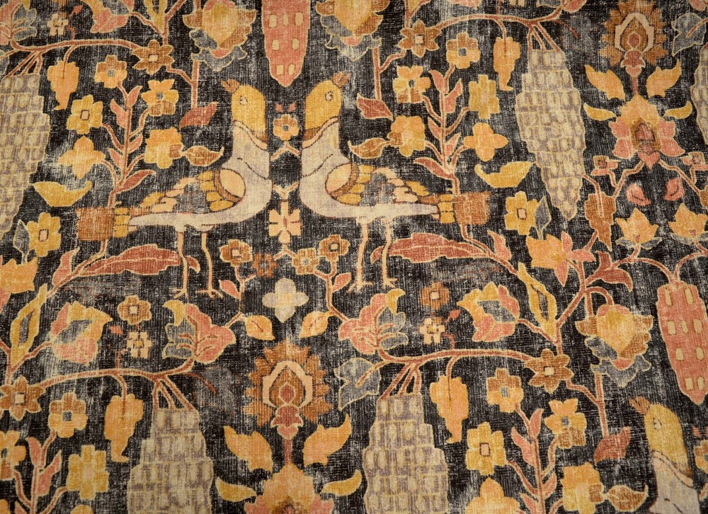 Locanda Teak Brown Black Ethnic Animal Print P Kaufmann Fabric