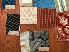 BEACON HILL 25 Pcs Mixed Lot 5″ – 16 1/2″ Fabric Samples