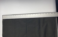 Black Gold Metallic Polka Dot Quilting Cotton Fabric Small Scale Print 64” X 44”
