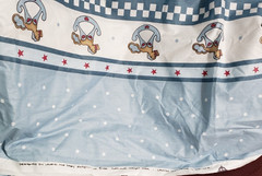 Daisy Kingdom Rocking Horse Vintage Nursery Cotton Sewing Fabric 110 x 46 in