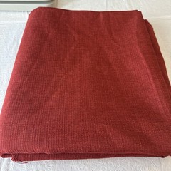Red Slub Upholstery Fabric Textured Synthetic Blend 4ydx54” 11oz Yard Weight