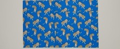 Artisan Block Print Cotton Fabric Unique Leopard Design for Dressmaking