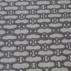 Vintage Contemporary Upholstery Fabric, Gray, Taupe Tan Lattice Links 5.6 yds