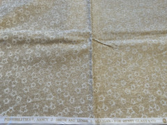 5 yds Simple Gifts/ Star Nancy Smith Lynda Milligan POSSIBILITIES Tan Fabric Lot