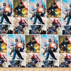 Avengers Captain America Cotton Fabric