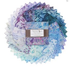 Fat Quarter Bundle Artisan Batiks Anemone (rare) 20 Cotton Precuts FQ-1282-20