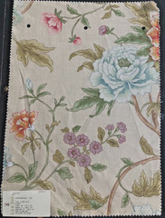 LEE JOFA Pearl River in Bisque 12 3/4 x 18″ Linen Fabric Sample