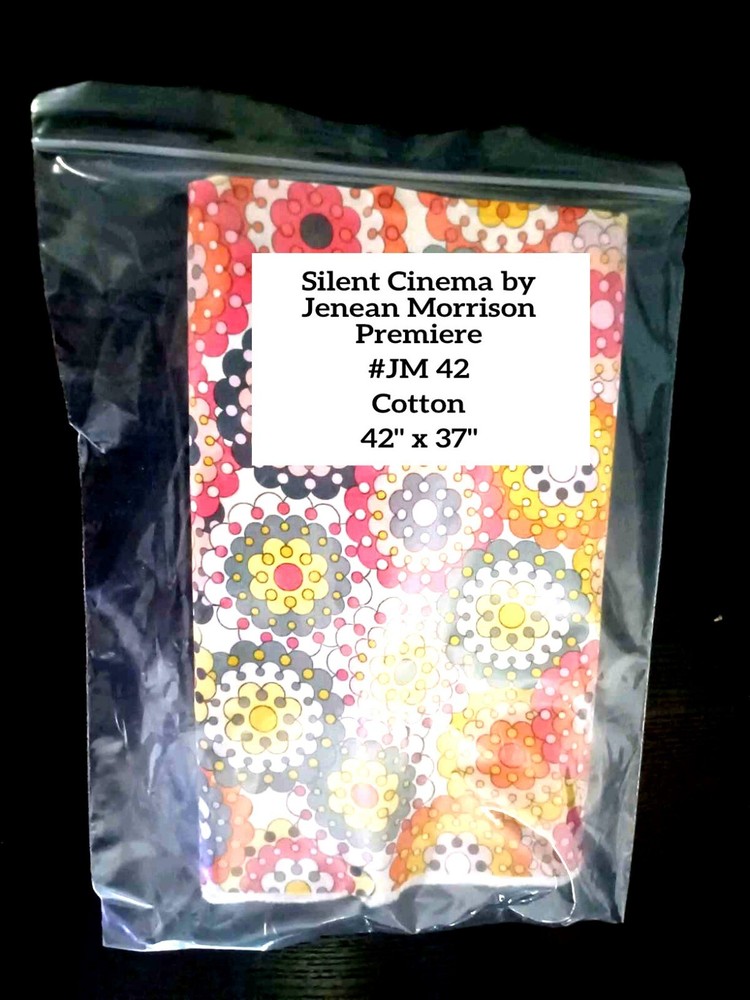 Silent Cinema by Jenean Morrison Premiere – #JM 42 – Cotton – 42″ x 37″