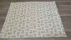 Harry Potter Hogwarts Houses Letters Beige Camelot Fabric 100% Cotton 1 Yard