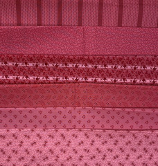 Reds/Pinks ~ 6 Cotton Fat Quarter Fabric Pieces~18″ x 22″~ Pepper Cory