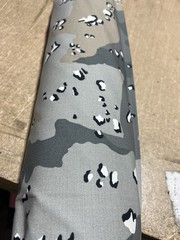 Six Color Chocolate Chip Gray Saudi NyCO Ripstop MIL-SPEC by the Yard USA Made
