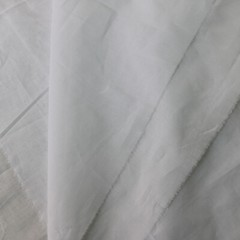 1 Yard pure white cotton lining combed 60s thin cotton gauze