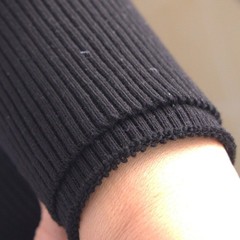 TinaKim Dicke Rippung für Bündchen und Bund, Strickstoff, Kragen, 36x6in