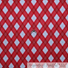 BonEful Fabric FQ Cotton Quilt Red White Blue American STAR Stripe Patriotic Boy